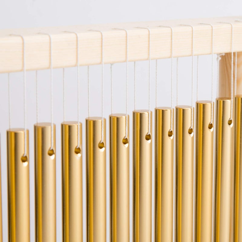 ENNBOM 20 Note Chime Wind Chime 20 Bars Instrument Percussion with Mallet (Gold) - Image 4